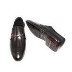 3009451 – Men's Slip On’s (Leather Upper Rubber Sole) - Image 2